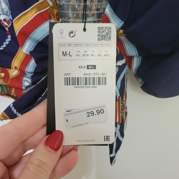 NWT Zara Bralette Top - Picture 2 of 3